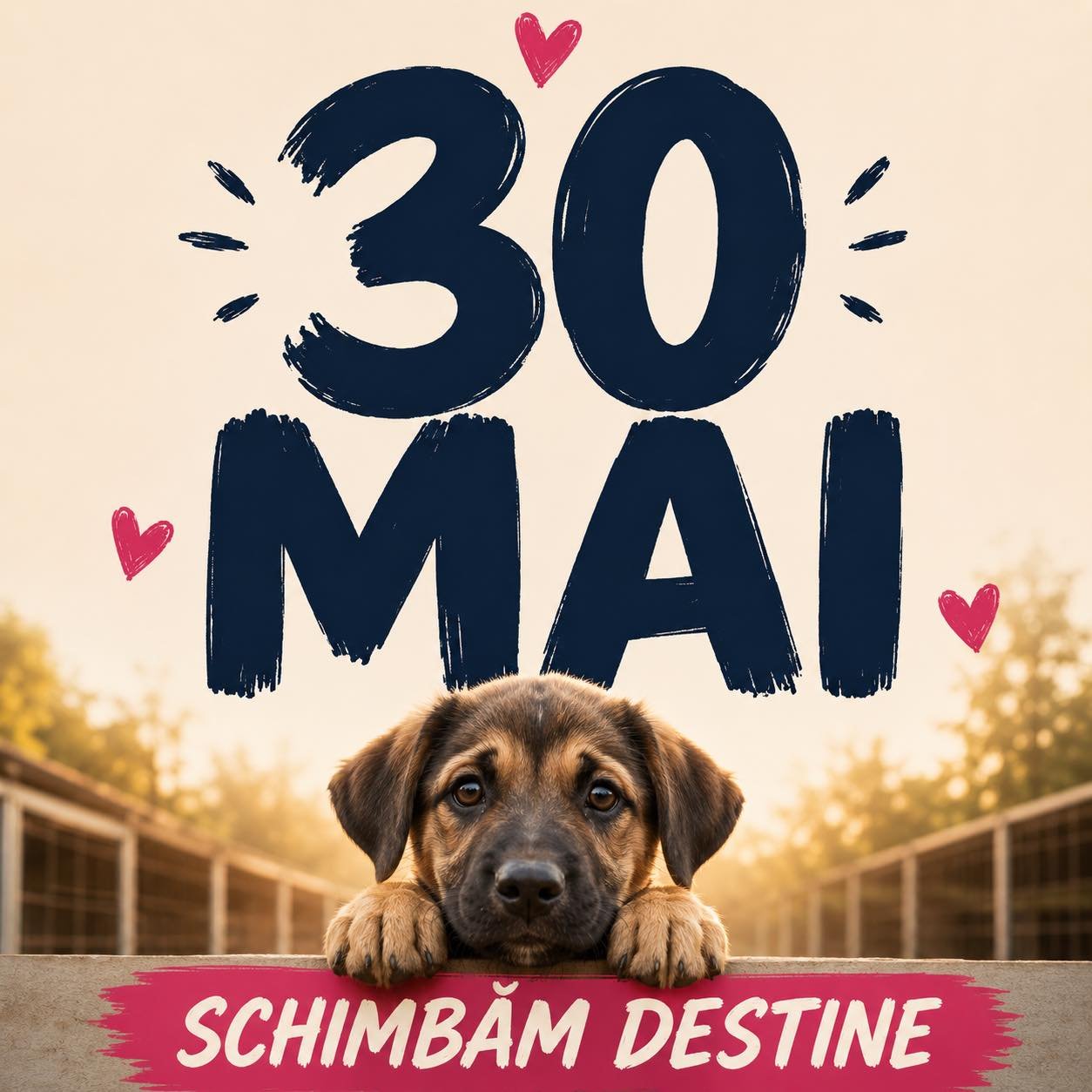 Au mai rămas doar 3 zile până la Târgul de Adopții de la Adăpostul de câini Drobeta-Turnu Severin